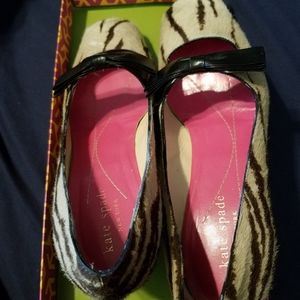 Kate Spade Cow Hair Leather Heels